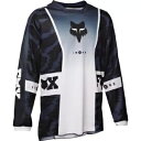 Fox Racing 180 Nuklr ユース ジャージ、ホワイト/ブラック/ネイビー ブルー Fox Racing 180 Nuklr Youth Jers...