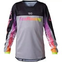 Fox Racing 180 Statk ユース ジャージ、ブラック/グレー/ピンク/オレンジ Fox Racing 180 Statk Youth Jerse...