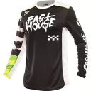 Fasthouse Grindhouse ジェスター ユース ジャージ、ブラック/ホワイト/イエロー Fasthouse Grindhouse Jester Y...