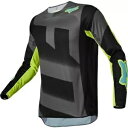 Fox Racing 360 Rkane ジャージ、ブラック/グレー/フロー グリーン Fox Racing 360 Rkane Jersey, Black/G...