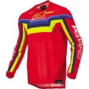 レッド/イエロー/ブルー Sz XL Alpinestars Techstar Quadro モトクロス ジャージ Red/Yellow/Blue Sz XL ...