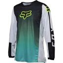 Fox Racing 180 Leed ピーウィー ジャージ、ティール/ブラック/ホワイト Fox Racing 180 Leed Pee Wee Jersey...