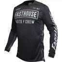 Fasthouse オフロード ストライク カモ ジャージ、ブラック/カモ Fasthouse Off-Road Strike Camo Jersey, Bla...