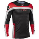 Fox Racing Fleaxair エフェクト ジャージ、ブラック/グレー/レッド Fox Racing Fleaxair Efekt Jersey, Bl...