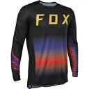 Fox Racing 360 Fgmnt ジャージ、ブラック/ブルー/レッド Fox Racing 360 Fgmnt Jersey, Black/Blue/R...