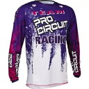 Fox Racing 180 Pro Circuit 限定版ジャージ、ブルー/ホワイト/フューシャ Fox Racing 180 Pro Circuit Lim...