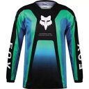 Fox Racing 180 Ballast ユース ジャージ、ブラック/ブルー/ティール Fox Racing 180 Ballast Youth Jerse...