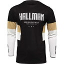 Thor Hallman Differ ドラフト ジャージ、ブラック/ホワイト/タン Thor Hallman Differ Draft Jersey, Bla...
