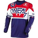 オニール レーシング エレメント ウォーホーク ユース モトクロス ジャージ - ブルー/ホワイト/レッド、全サイズ O'Neal Racing Element...