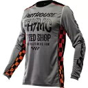 Fasthouse Grindhouse ブルート ユース ジャージ、グレー/ブラック/オレンジ Fasthouse Grindhouse Brute Yout...