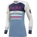 Thor Prime Blaze ウィメンズ ジャージ、ブルー/ネイビー ブルー/ホワイト Thor Prime Blaze Women's Jersey, B...