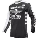 ファストハウス グラインドハウス ファクター ジャージ、ブラック/ホワイト Fasthouse Grindhouse Factor Jersey, Black/...
