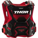 ブラック/レッド サイズ XXS/XS トール ガーディアン MX ユース ルースト ディフレクター Black/Red Sz XXS/XS Thor Guardian MX Youth Roost Deflector