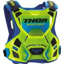 Thor Guardian MX ユース ルースト ディフレクター - フロー グリーン/ブルー、全サイズ Thor Guardian MX Youth Roost Deflector - Flo Green/Blue, All Sizes