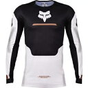 Fox Racing Flexair オプティカル ジャージ、ブラック/ホワイト Fox Racing Flexair Optical Jersey, Blac...