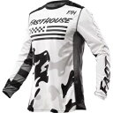 Fasthouse Grindhouse ライオット ジャージ、ホワイト/チャコール/ブラック Fasthouse Grindhouse Riot Jersey...