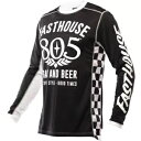 Fasthouse Grindhouse 805 ジャージ、ブラック/ホワイト Fasthouse Grindhouse 805 Jersey, Black/W...