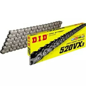 D.I.D 520VX3꡼ ץȥ꡼ X󥰥 ʥ DC551098 D.I.D 520VX3 Series Pro-Street X-Ring Chain - Natural - DC551098
