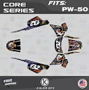 Yamaha PW50 (1990-2023) PW-50 PW 50 コア用グラフィックスキット - ゴールド Graphics Kit for Yamaha PW50 (1990-2023) PW-50 PW 50 Core - GOLD(2)