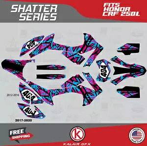ホンダ CRF250L 2012-2020 シャッター用グラフィックスキット - CM Graphics Kit for HONDA CRF250L 2012-2020 Shatter - CM
