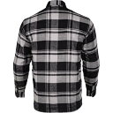 Cortech The Bender フランネル ライディング シャツ - グレー/ブラック、全サイズ Cortech The Bender Flannel Riding Shirt - Grey/Blk, All Sizes