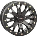 システム 3 - 15S3-31561 SB4 ビードロック ホイール、15x10 - 5+5(-5mm) - 4/156 - Mte ブラック System 3 - 15S3-31561 SB4 Beadlock Wheel, 15x10 - 5+5(-5mm) - 4/156 - Mte Black(2)