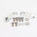 ハーレーソフテイルスプリンガークラシック FLSTSC CNC フロントターンシグナル再配置キット用 For Harley Softail Springer Classic FLSTSC CNC Front Turn Signal Relocation Kit(2)