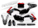 グラフィックキットはホンダ CRF 250 R CRF 250R 2010 2011 2012 2013 デカールステッカーに適合します。 Graphics Kit fits Honda CRF 250 R CRF 250R 2010 2011 2012 2013 Decals Stickers(2)