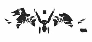 BMW R 1250 GS 2019 2020 2021 ベクター グラフィック テンプレート 1:1 by Motard Design BMW R 1250 GS 2019 2020 2021 Vector Graphics Template 1:1 by Motard Design