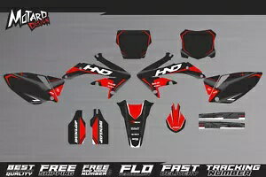 Motard ホンダ CRF 450 R 2005 2006 2007 2008 用グラフィックキット デカール ステッカー Graphics Kit for Honda CRF 450 R 2005 2006 2007 2008 Decals Stickers by Motard