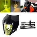 ブラックハウス LED ヘッドライト DRL ハイ/ロービーム ダートバイク FREERIDE 250 F FE TX EXC 用 Black House LED Headlight DRL Hi/Lo Beam For Dirt Bike FREERIDE 250 F FE TX EXC