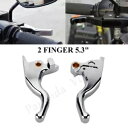 クローム 5.3インチ ハンドブレーキ クラッチレバー ハーレー ソフテイル ブレイクアウト FXBR 2018-2019用 Chrome 5.3" Hand Brake Clutch Lever For Harley Softail Breakout FXBR 2018-2019