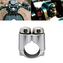 7/8 ''ハンドルバー 2 ボタンホーンフォグランプコントロールモメンタリスイッチハーレーダイナ用 7/8'' Handlebar 2 Button Horn Fog Lamp Control Momentary Switch For Harley Dyna