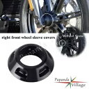 オートバイ黒右前輪スリーブカバーナイトスター 975 RH975 2022-23 Motorcycle Black Right Front Wheel Sleeves Cover For Nightster 975 RH975 2022-23
