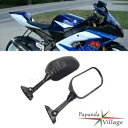 2X サイドバックミラースズキ GSX-R 600/750/1000 01-06 SV 650/1000S 03-06 2X Side Rear View Mirrors For SUZUKI GSX-R 600/750/1000 01-06 SV 650/1000S 03-06
