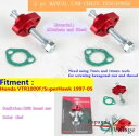 2x オートバイ調整可能なマニュアルカムチェーンテンショナーホンダ VTR1000F/ファイアストーム用 2x Motorcycle Adjustable Manual Cam Chain Tensioner For Honda VTR1000F/Firestorm