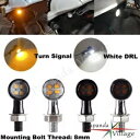 スモーク/クリア 12V LED リアミニターンシグナルライト DRL 付き ダートバイクホンダ CBR 用 Smoke/Clear 12V LED Rear Mini Turn Signal Light w/DRL For Dirt Bike Honda CBR
