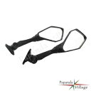 ABS リアビューサイドミラー Kawasaki Ninja ZX6R 636 300R / EX300 2013-2015 ABS Rear View Side Mirrors For Kawasaki Ninja ZX6R 636 300R / EX300 2013-2015
