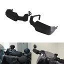 ブラックハンドウィンドディフレクターハンドガードハンドルバープロテクターハーレーナイトスター975用 Black Hand Wind Deflector Handguard Handlebar Protector For Harley Nightster 975