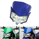 エンデューロバイクヘッドライトは Kawasaki KLX250 KLX250SF D-Tracker X 250 KLX250S に適合します。 Enduro Bike Headlight Fits Kawasaki KLX250 KLX250SF D-Tracker X 250 KLX250S
