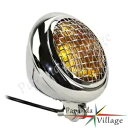 グリルメッシュ5.75インチヘッドライト、ハーレーチョッパーボバーカフェレーサー用/ハイ/ロービーム付き Grille Mesh 5.75'' Headlight W/Hi/Lo Beam For Harley Chopper Bobber Cafe Racer