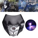 オフロード LED ヘッドライトヘッドランプブラックフェアリング 300 EXC TPI 6 日間 EU FE FC Off-Road LED Headlight Headlamp Black Fairing For 300 EXC TPI SIX DAYS EU FE FC