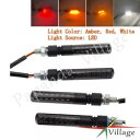 オートバイ 2 ペアリアターンシグナルライト LED 流れるインジケータウインカーランプ Motorcycle 2 Pair Rear Turn Signal Light LED Flowing Indicator Blinker Lamp
