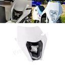 オフロード白色 LED ヘッドライト Hi/Lo ライト EXC-F EXC XCF XC-W ホンダ CRF スズキ Off-Road White LED Headlight Hi/Lo Light For EXC-F EXC XCF XC-W Honda CRF Suzuki