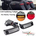 スモーク LED サドルバッグリアテールランプターンシグナルライトハーレーロードグライド 14-23 Smoke LED Saddlebag Rear Tail Lamp Turn Signal Light For Harley Road Glide 14-23