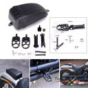 フットペグ + 後部助手席シートクッション ソフテイル スリム FLSL ストリート ボブ FXBB 用 FootPegs + Rear Passenger Seat Cushion For Softail Slim FLSL Street Bob FXBB