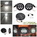 7インチ & 4.5インチ LED ヘッドライト ラウンドランプ ハーレー FXRT FXRD FLHRXS FLSL FLHXS FLDE に適合 7" & 4.5" LED Headlight Round Lamp Fits Harley FXRT FXRD FLHRXS FLSL FLHXS FLDE