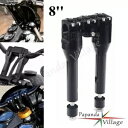 ストレートスタイル CNC 8 ''+1'' モジュラーハンドルバーライザーキット ハーレーソフテイル ダイナ用 Straight Style CNC 8''+1'' Modular Handlebar Riser Kit For Harley Softail Dyna