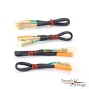 4x フロント 2 ピン ターンシグナル ワイヤー アダプター プラグ ホンダ CBR 600 1000 RR CBR125 4x Front 2 Pin Turn Signal Wire Adapters Plugs For Honda CBR 600 1000 RR CBR125