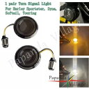 1 ペアフロント LED ターンシグナルライトハーレー FLTRXSE FLHRXS FXBB FXS FLSS に適合 1 pair Front LED Turn Signal Light Fits Harley FLTRXSE FLHRXS FXBB FXS FLSS